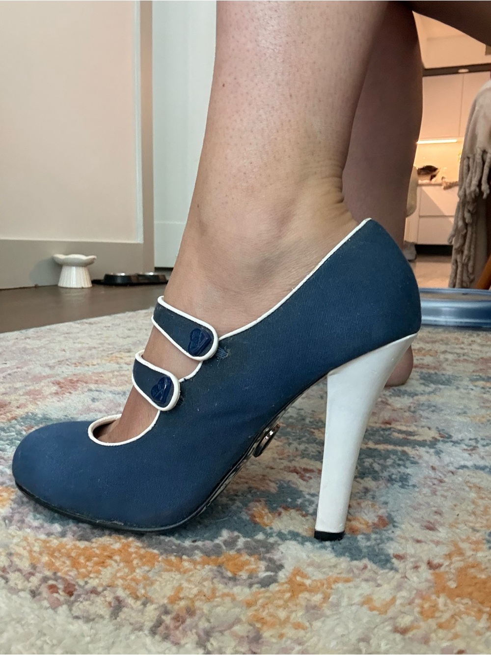 Harajuku Lovers Blue Mary Jane Pumps